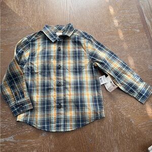 Gymboree toddler 3T Plaid Kids Shirt
